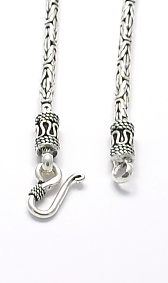 Vorlové Šperky, Stříbrný řetízek královská vazba, průměr 3 mm, R011