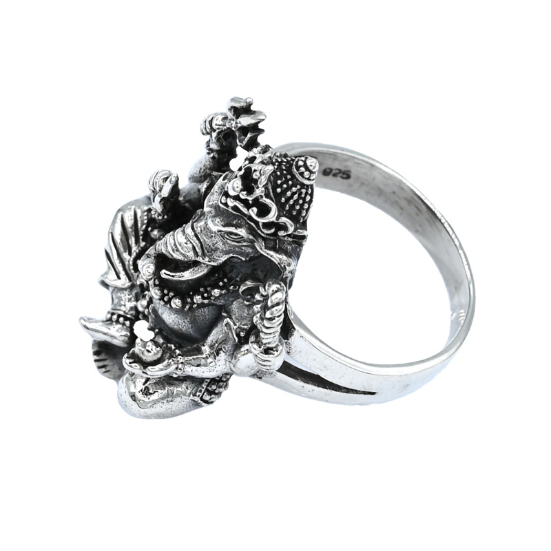 Vorlové Šperky, Stříbrný prsten Ganéša, vel.64, E134