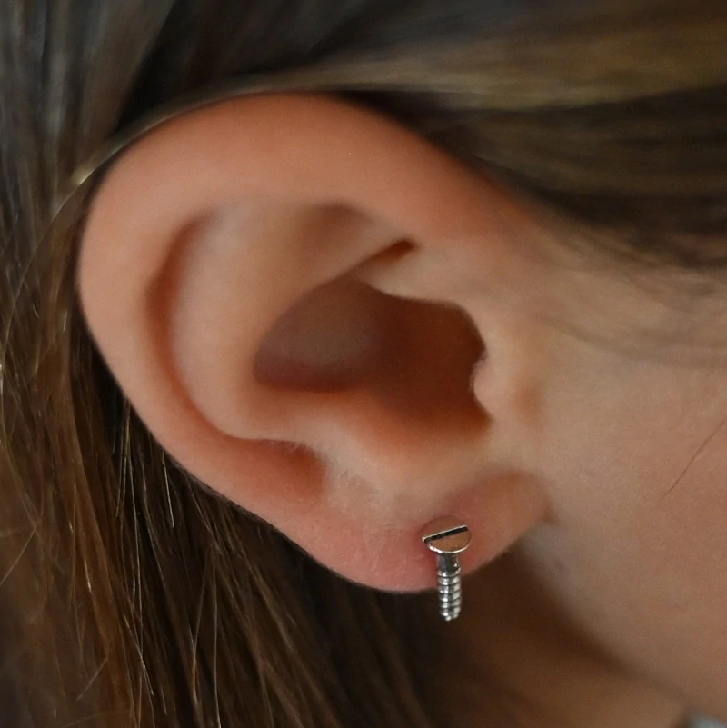 Vorlové Šperky, Stříbrné náušnice šroub, N303