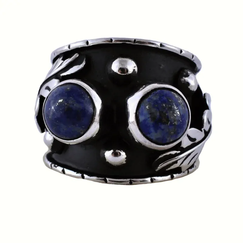 Vorlové Šperky, Stříbrný prsten lapis lazuli, E105