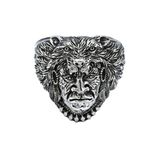 Vorlové Šperky, Stříbrný prsten indián, E123