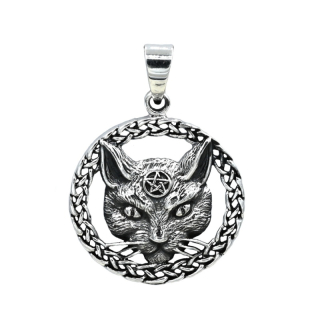 Vorlové Šperky, Stříbrný přívěsek kočka, PR820