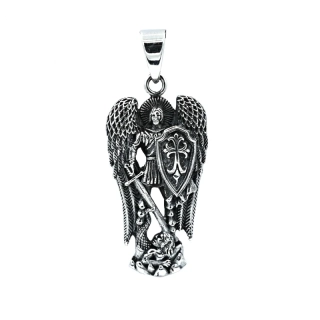 Vorlové Šperky, Stříbrný přívěsek svatý Michael, PR837